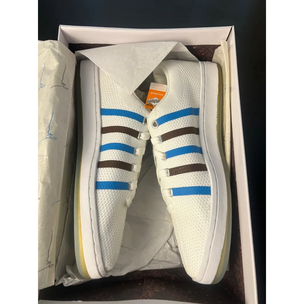 K-Swiss GaryVee Classic 88 Knit 003 Clouds and Dirt White Blue Brown 06174-191-M
